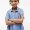 Kids’ Striped Cotton-Linen Blend Dress