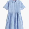 Kids’ Striped Cotton-Linen Blend Dress