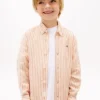 Kids’ Striped Linen-Blend Shirt