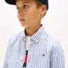 Kids’ Striped Linen-Blend Shirt
