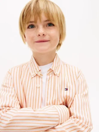 Kids’ Striped Linen-Blend Shirt Kids’ Striped Linen-Blend Shirt