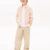 Kids’ Striped Linen-Blend Shirt
