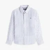 Kids’ Striped Linen-Blend Shirt