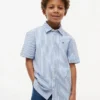 Kids’ Striped Seersucker Shirt