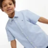 Kids’ Striped Seersucker Shirt