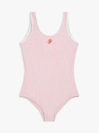 Kids’ Striped Seersucker Swimsuit
