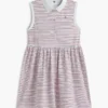 Kids’ Striped Sleeveless Polo Dress