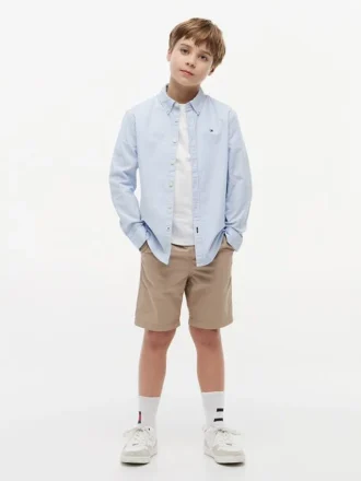 Kids’ Striped Stretch Oxford Shirt