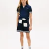 Kids’ Striped Sweater Polo Dress