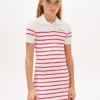 Kids’ Striped Sweater Polo Dress