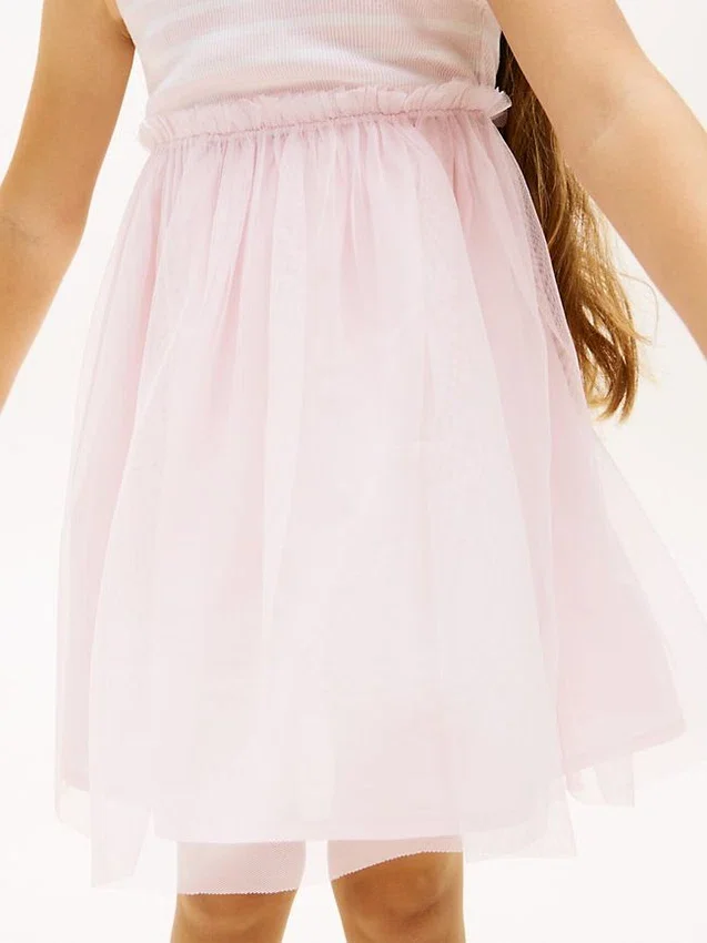 Kids’ Striped Tulle Combo Dress Kids’ Striped Tulle Combo Dress