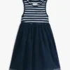 Kids’ Striped Tulle Combo Dress Kids’ Striped Tulle Combo Dress