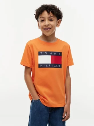 Kids’ Tommy Flag Logo T-Shirt
