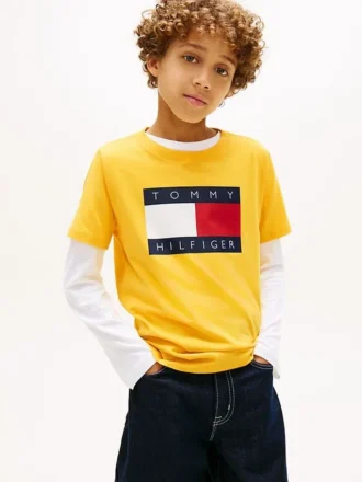 Kids’ Tommy Flag Logo T-Shirt