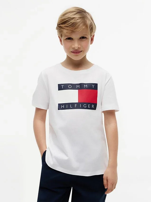 Kids’ Tommy Flag Logo T-Shirt Kids’ Tommy Flag Logo T-Shirt
