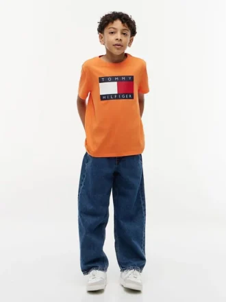 Kids’ Tommy Flag Logo T-Shirt