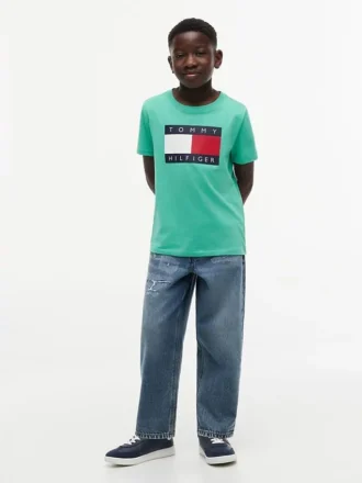 Kids’ Tommy Flag Logo T-Shirt
