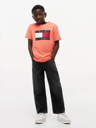 Kids’ Tommy Flag Logo T-Shirt