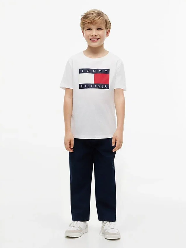 Kids’ Tommy Flag Logo T-Shirt Kids’ Tommy Flag Logo T-Shirt