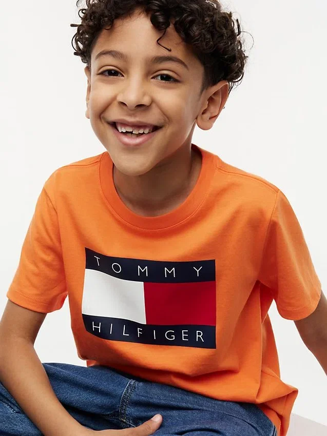 Kids’ Tommy Flag Logo T-Shirt Kids’ Tommy Flag Logo T-Shirt