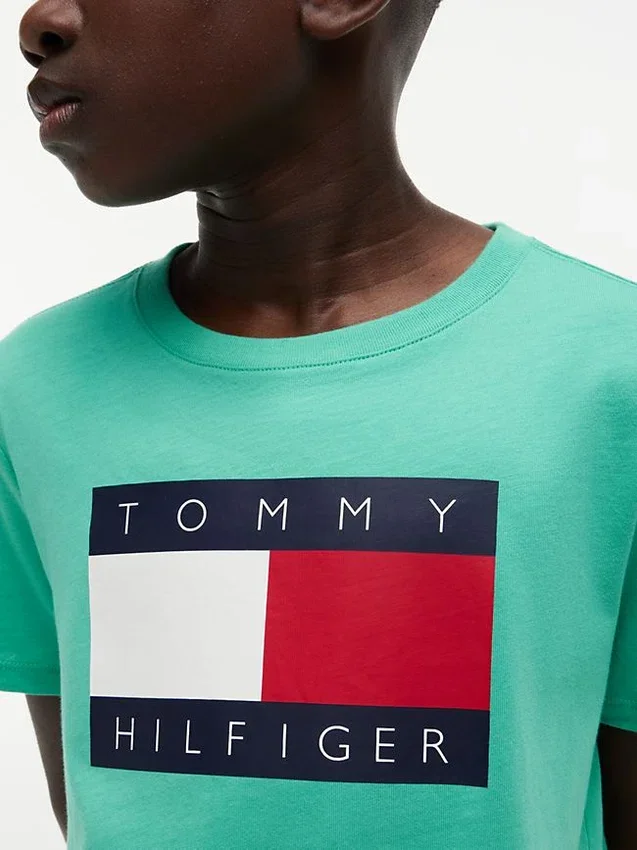 Kids’ Tommy Flag Logo T-Shirt Kids’ Tommy Flag Logo T-Shirt