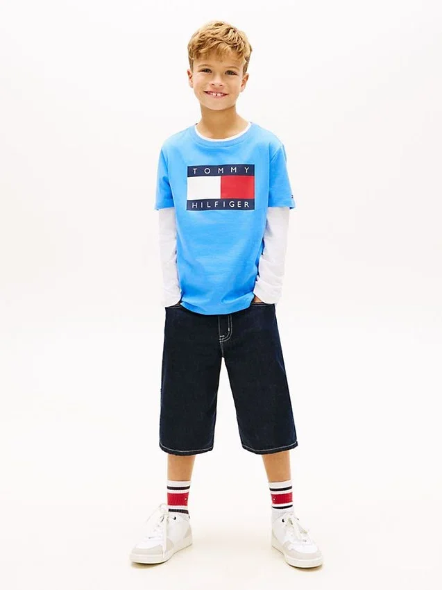 Kids’ Tommy Flag Logo T-Shirt Kids’ Tommy Flag Logo T-Shirt