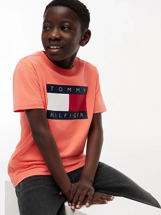 Kids’ Tommy Flag Logo T-Shirt Kids’ Tommy Flag Logo T-Shirt