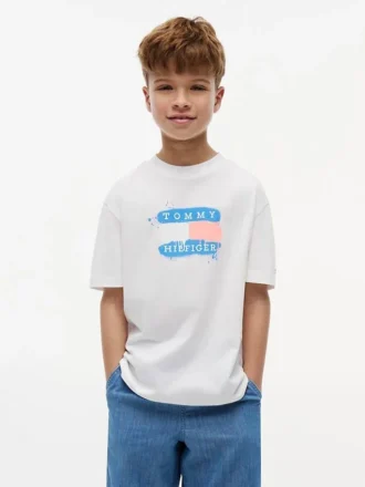 Kids’ Tommy Graffiti Logo T-Shirt Kids’ Tommy Graffiti Logo T-Shirt