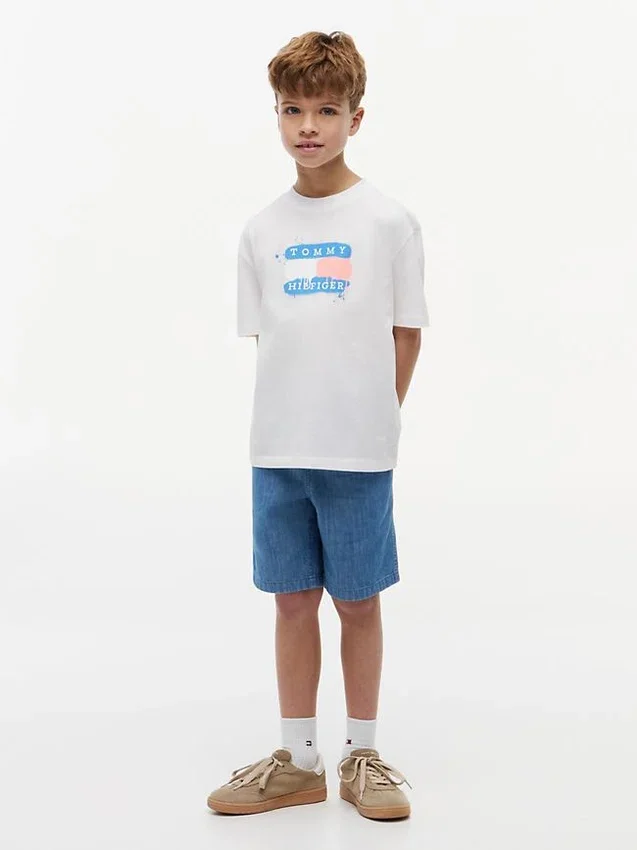 Kids’ Tommy Graffiti Logo T-Shirt Kids’ Tommy Graffiti Logo T-Shirt