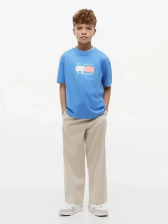 Kids’ Tommy Graffiti Logo T-Shirt Kids’ Tommy Graffiti Logo T-Shirt