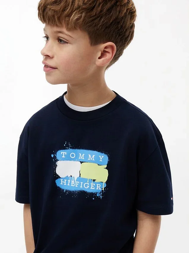 Kids’ Tommy Graffiti Logo T-Shirt Kids’ Tommy Graffiti Logo T-Shirt