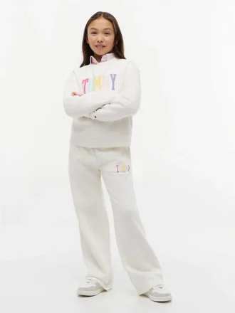 Kids’ Tommy Logo Wide Leg Pant