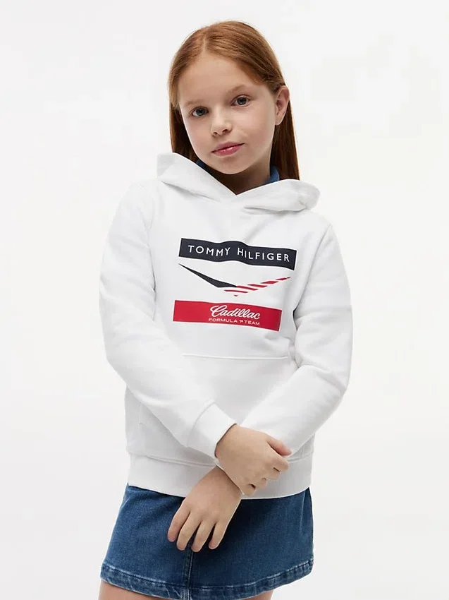 Kids’ Tommy x Cadillac F1® Team Chevron Hoodie Kids’ Tommy x Cadillac F1® Team Chevron Hoodie
