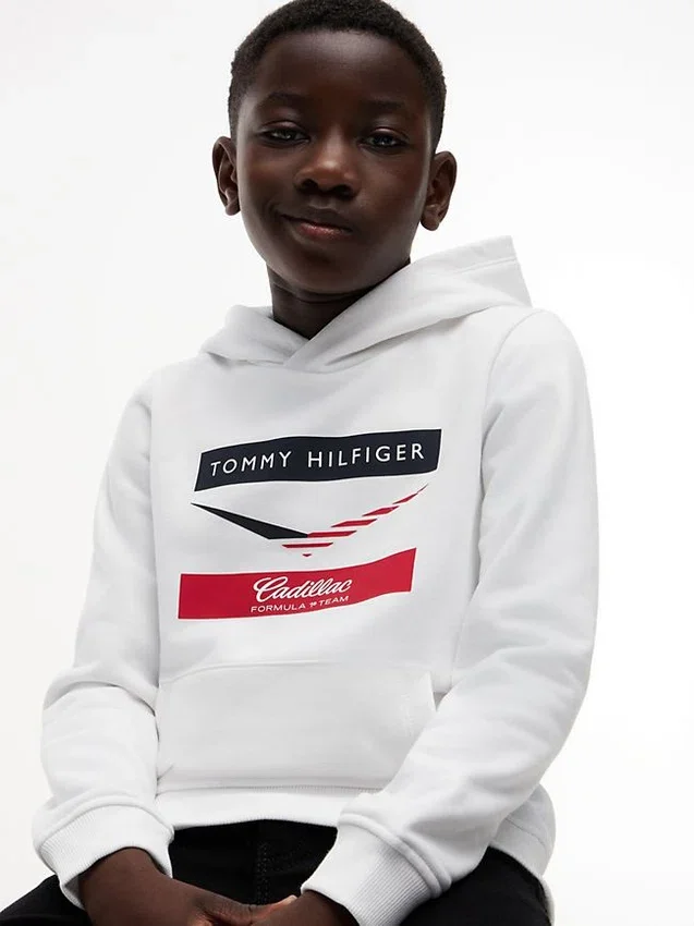 Kids’ Tommy x Cadillac F1® Team Chevron Hoodie Kids’ Tommy x Cadillac F1® Team Chevron Hoodie