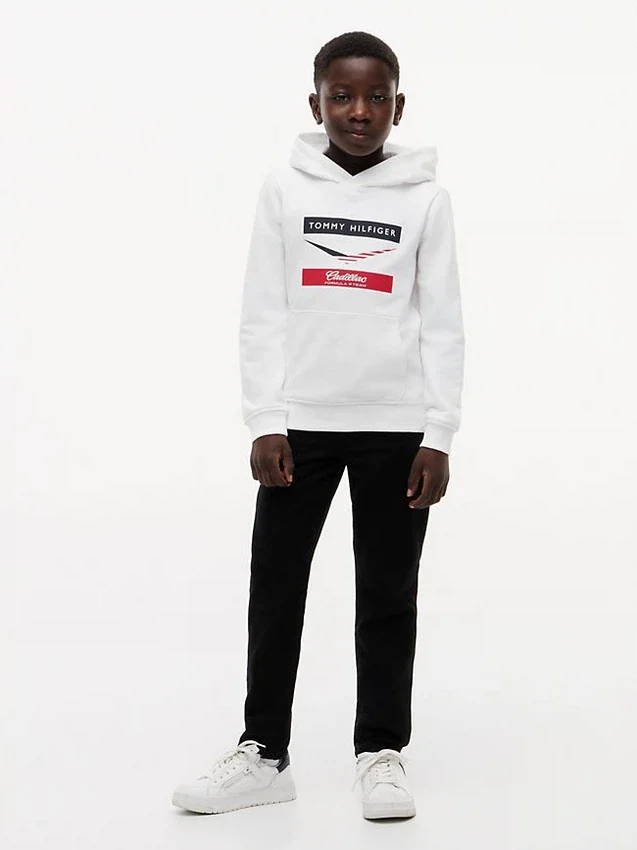 Kids’ Tommy x Cadillac F1® Team Chevron Hoodie Kids’ Tommy x Cadillac F1® Team Chevron Hoodie