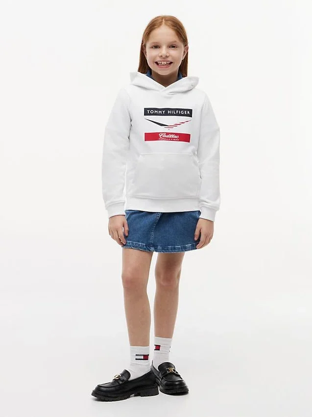 Kids’ Tommy x Cadillac F1® Team Chevron Hoodie Kids’ Tommy x Cadillac F1® Team Chevron Hoodie