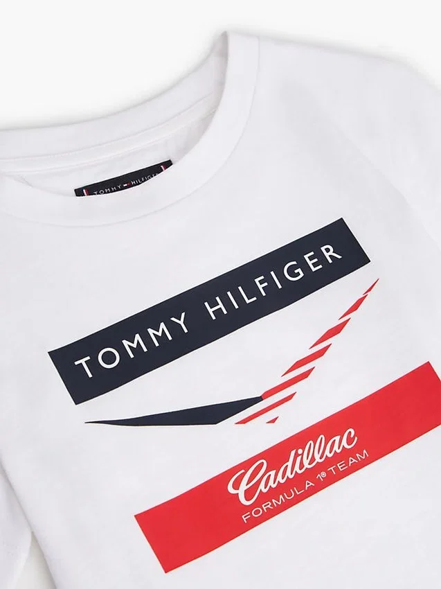 Kids’ Tommy x Cadillac F1® Team Chevron T-Shirt Kids’ Tommy x Cadillac F1® Team Chevron T-Shirt