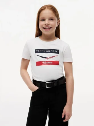 Kids’ Tommy x Cadillac F1® Team Chevron T-Shirt
