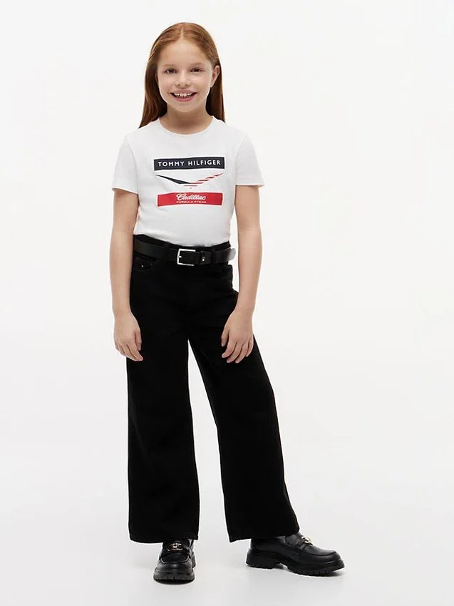 Kids’ Tommy x Cadillac F1® Team Chevron T-Shirt Kids’ Tommy x Cadillac F1® Team Chevron T-Shirt
