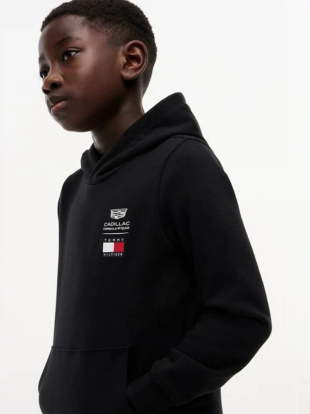 Kids’ Tommy x Cadillac F1® Team Logo Hoodie Kids’ Tommy x Cadillac F1® Team Logo Hoodie