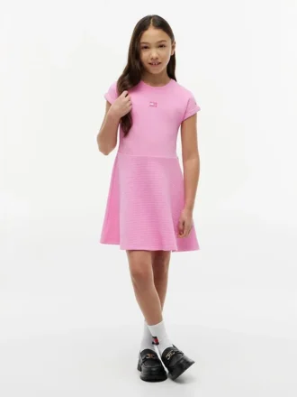 Kids’ Tonal Flag Logo Skater Dress
