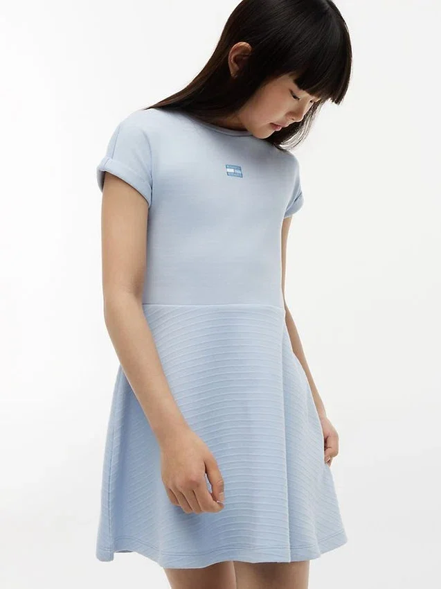 Kids’ Tonal Flag Logo Skater Dress Kids’ Tonal Flag Logo Skater Dress