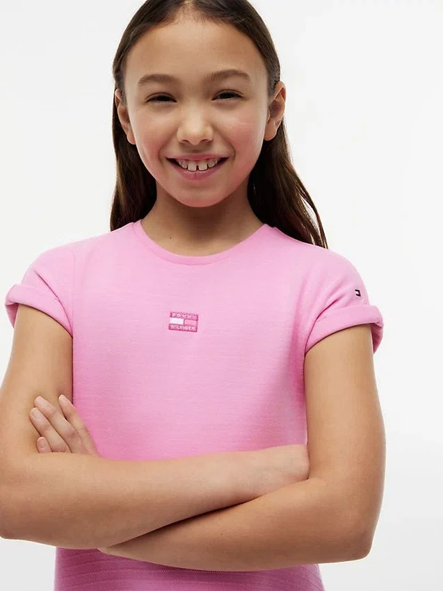 Kids’ Tonal Flag Logo Skater Dress Kids’ Tonal Flag Logo Skater Dress
