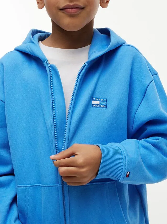 Kids’ Tonal Flag Zip Hoodie Kids’ Tonal Flag Zip Hoodie