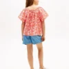 Kids’ Tropical Print Puff-Sleeve Top Kids’ Tropical Print Puff-Sleeve Top