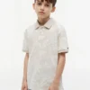 Kids’ Tropical Print Stretch Polo