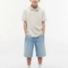 Kids’ Tropical Print Stretch Polo