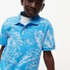 Kids’ Tropical Print Stretch Polo