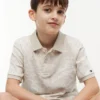 Kids’ Tropical Print Stretch Polo
