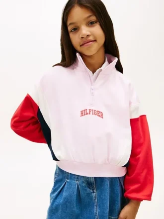 Kids’ Varsity Quarter-Zip Sweatshirt